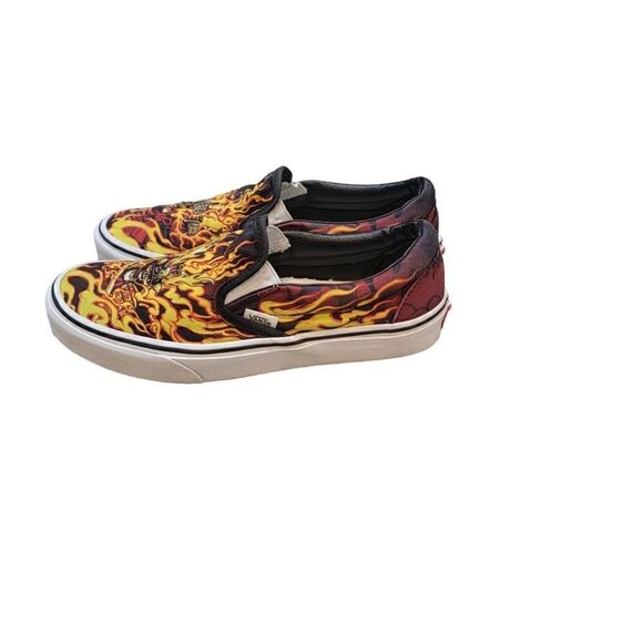 Vans Samurai Rising Slip-on Skater Shoe with Flames. Size 9.5. - Picture 9 of 15
